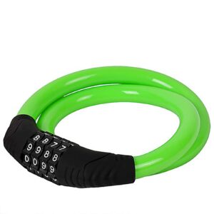 1pc bike lock bicycle lock chain lock portable bold wire chain lock steel cable bar lock