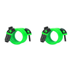 2Pcs Electric Car Cable Lock Mountain Bike Lock Password Chain Lock Electric Motorcycle Lock