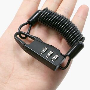 2Pcs Small Bicycle Lock Password Lock Digit Resettable Combination Locks