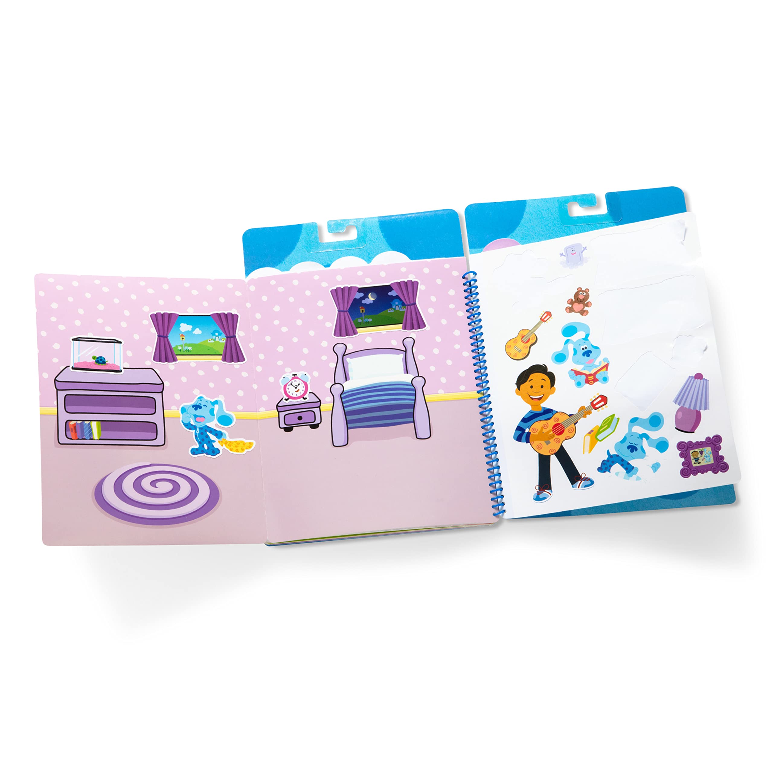 Melissa & Doug Blue's Clues & You! Restickable Stickers Pad - Places Blue Loves