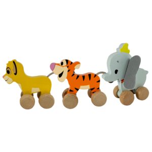 Just Play Disney Wooden Toys 6.5-inch Dumbo Clutch Toy, Features Dumbo's Classic Look, Elephant, Kids Toys for Ages 18 Month