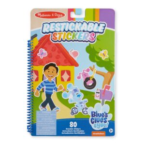 Melissa & Doug Blue's Clues & You! Restickable Stickers Pad - Places Blue Loves