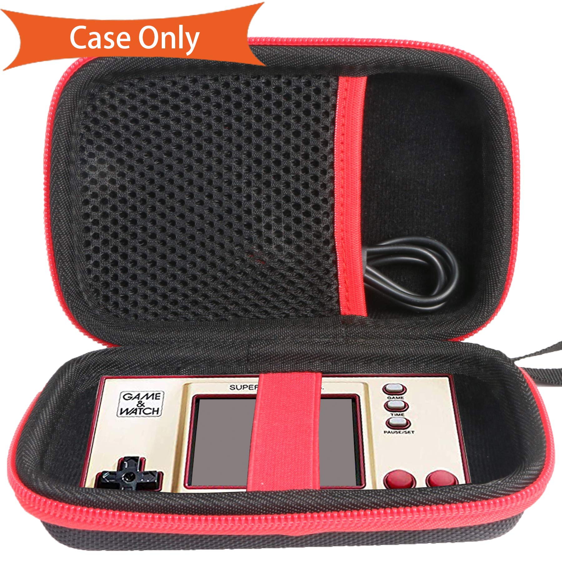 Aenllosi Storage Organizer Hard Case Compatible with Nintendo Game & Watch (for Super Mario Bros)