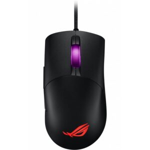 asus rog keris ultra lightweight wired gaming mouse | tuned rog 16,000 dpi sensor, hot-swappable switches, pbt l/r keys, swappable side buttons, rog omni mouse feet, rog paracord & aura sync rgb,black