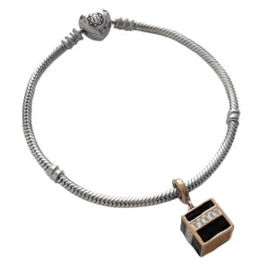 Bolenvi Kaaba Kabah Mosque Arabia Muslim Ramadan Eid 925 erling Silver Pendant Charm Bead For Pandora & Similar Charm Bracelets or Necklaces