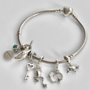 Bolenvi Key To My Heart 925 erling Silver Pendant Charm Bead For Pandora & Similar Charm Bracelets or Necklaces