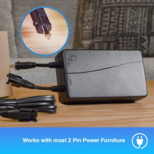 Pro Motion Rechargeable Battery Pack for Power Reclining Furniture. Universal Design for Electric Recliners, Sofas, Loveseats, Chairs and Couches