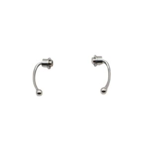 Shuiniba Magnetic Septum Nose Ring Horseshoe Fake Nose Ring Hoop Reusable Nose Ring Hoop Non-Piercing 316L Stainless Steel - 5 Pack