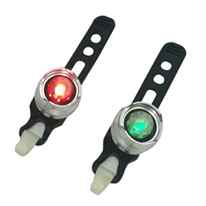 Aluminum Portable LED Boating Lights, Led Navigation Lights for Boat Bow or Stern,Backup Lights for Kayak Pontoon Yacht Dinghy (Green-Red)