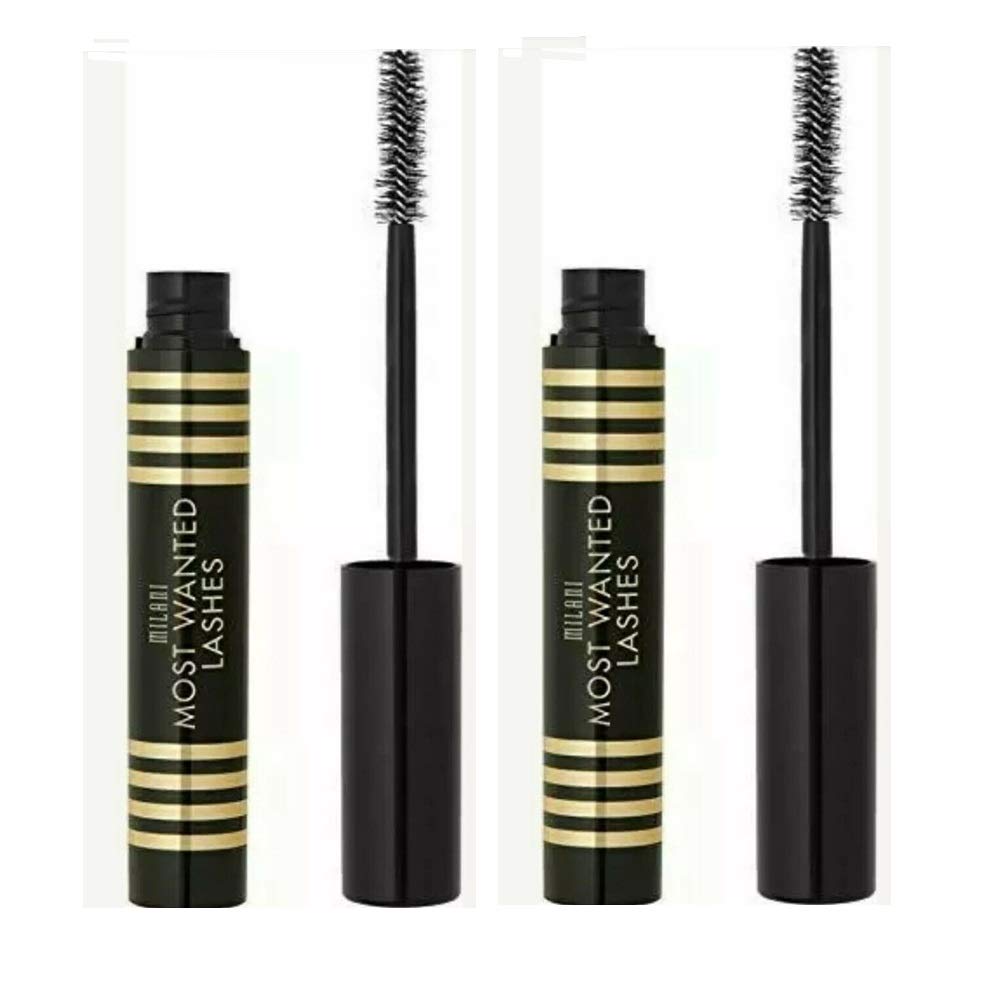 Pack of 2 Milani Most Wanted Lashes Lavish Lift & Curl Mascara, Black 110