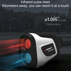 Golf Rangefinder Telescope 6X Laser Ranger Finder with Golf Slope, Rechargeable Range Finder for Hunting Shooting Golfing, 546 Yards Laser Rangefinder with Flag Pole Locking Vibration