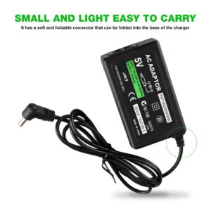 PSP Charger, AC Adapter Wall Charger Compatible with Sony PSP-110 PSP-1001 PSP 1000 / PSP Slim & Lite 2000 / PSP 3000 Replacement