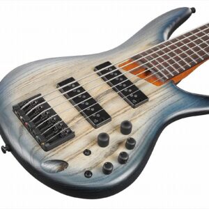 Ibanez Standard SR606E Bass Guitar - Cosmic Blue Starburst Flat