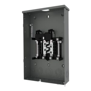 pn series 200 amp 8-space 16-circuit main breaker plug-on neutral trailer panel outdoor with copper bus