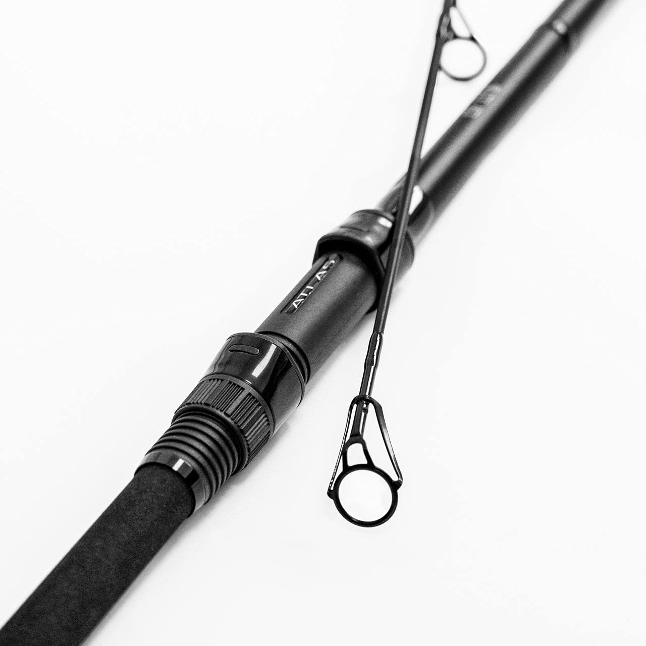 Atlas 12ft Carp Fishing Rod - 3 Test Curves: 2.75lb, 3.0lb, 3.25lb | Fishing Accessories | Carbon Fishing Rod | Rubber Handle Comfortable Grip Fishing Rods (3.25lb Test Curve)