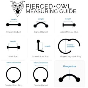 Pierced Owl 16G Implant Grade Titanium Rectangular Baguette CZ Crystal Lined Hoop Cartilage Helix Daith Rook Conch Hinged Segment Ring (Silver Tone, Diameter: 10mm)