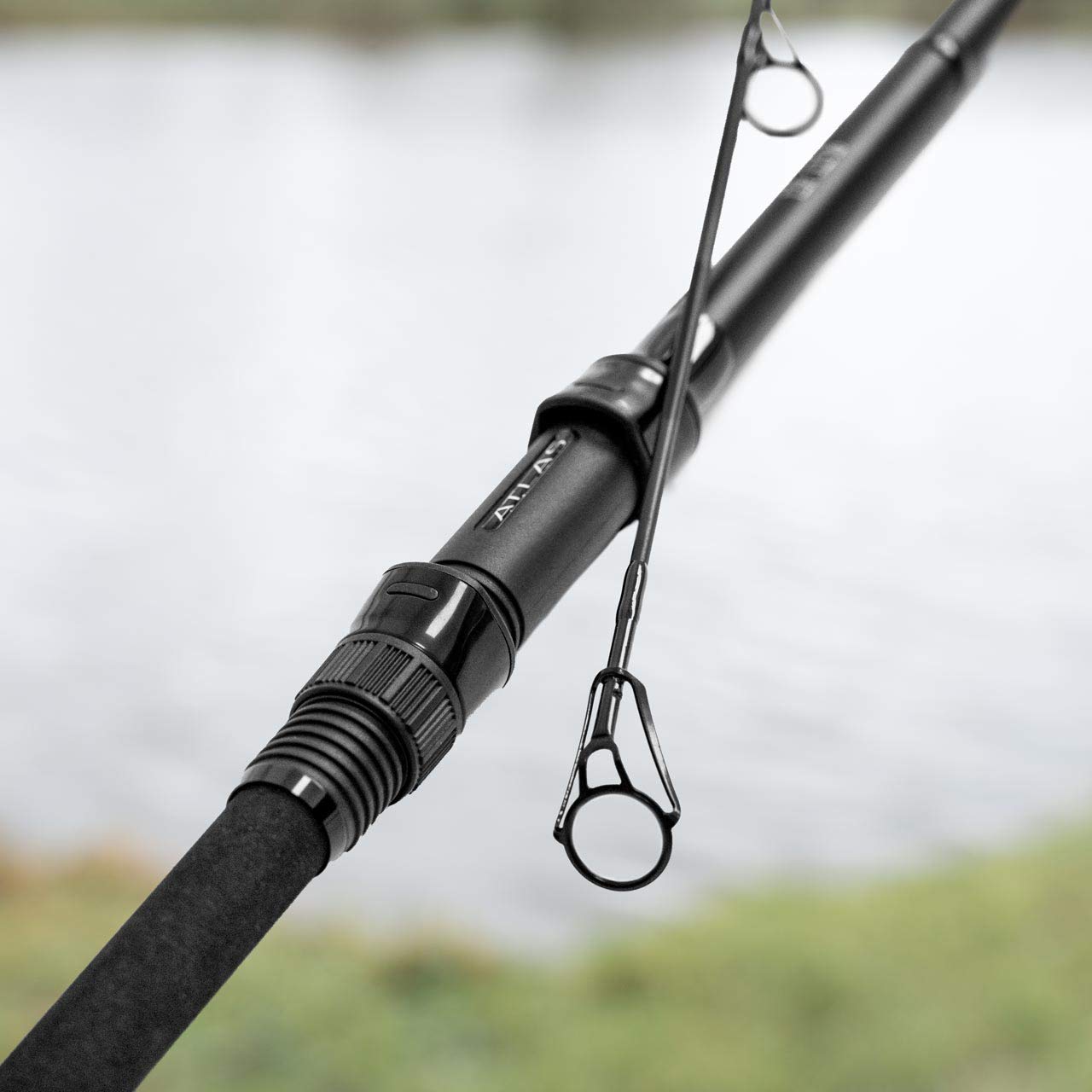 Atlas 10ft Carp Fishing Rod - Fishing Rods with 2.75lb, 3.0lb and 3.25lb Test Curves | 2-Section Portable Fishing Rod Made from Lightweight Armoured Carbon (2.75lb Test Curve)