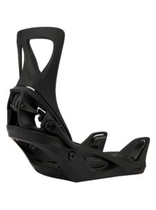 burton womens' step on re:flex snowboard bindings (black, large (9-11))