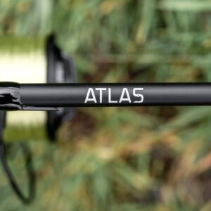 Atlas 12ft Carp Fishing Rod - 3 Test Curves: 2.75lb, 3.0lb, 3.25lb | Fishing Accessories | Carbon Fishing Rod | Rubber Handle Comfortable Grip Fishing Rods (3.25lb Test Curve)