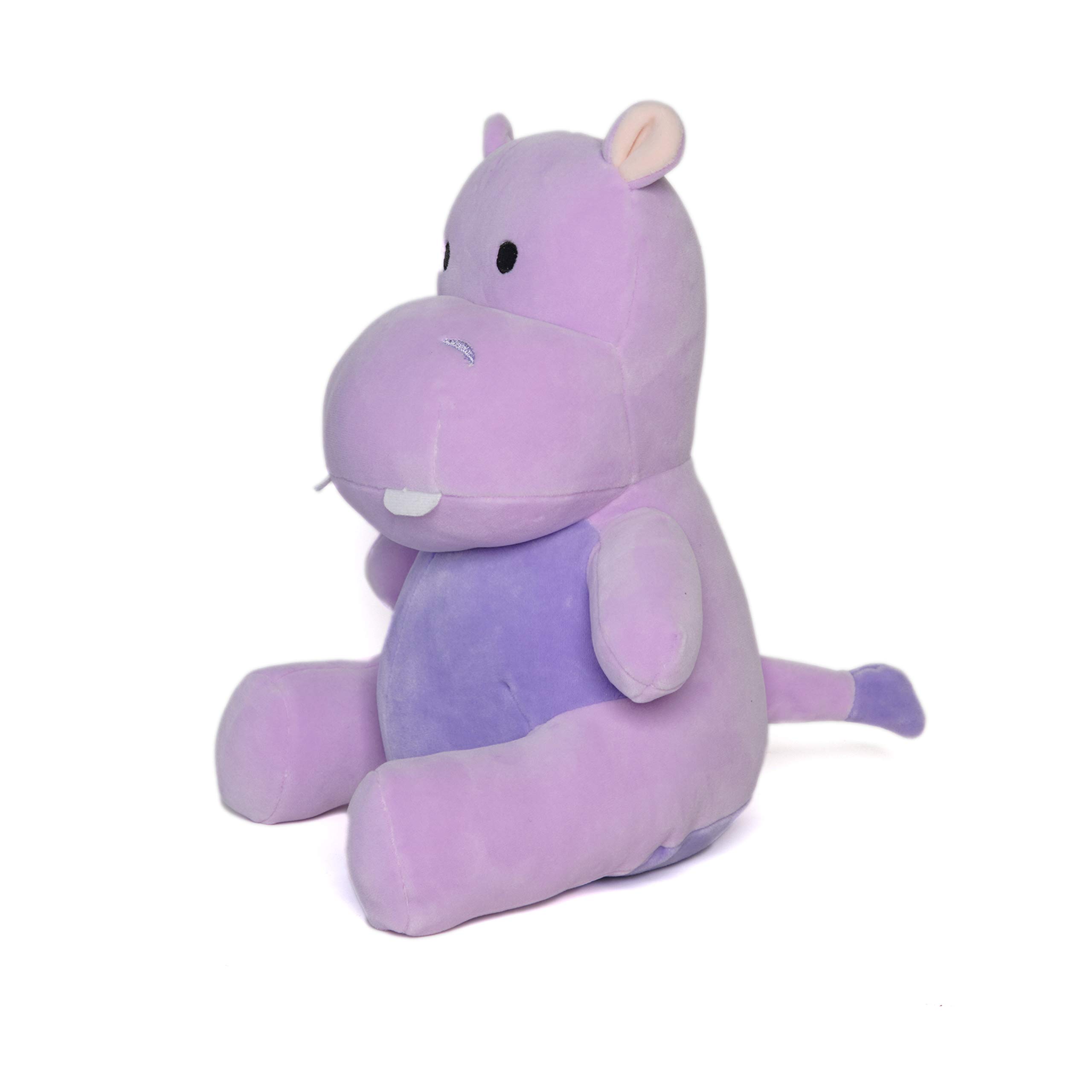 Avocatt Purple Hippo Plush Toy - 10 Inches Stuffed Animal Hippopotamus Plushie - Hug and Cuddle with Squishy Soft Fabric and Stuffing - Cute Toy Gift for Boys and Girls