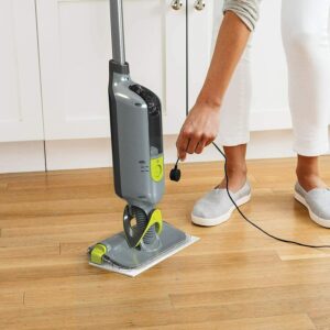 Shark QM250 / VM250 VACMOP Pro Cordless Hard Floor Vacuum Mop with Disposable Pad, Charcoal Gray- - QM250 (Charcoal Gray VM250) (Renewed)