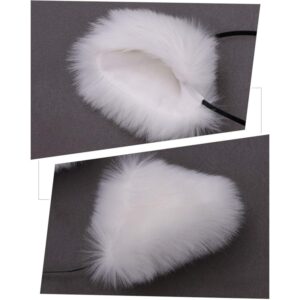 Faylay Girl Women Cat Ears Headband Cosplay Fluffy Cute Furry Party Headwear (7-WLD-HH)