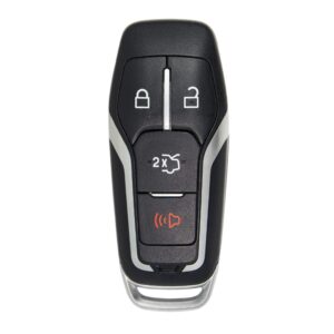 keyless2go replacement for 4 button smart key for proximity remote for ford 164-r8109