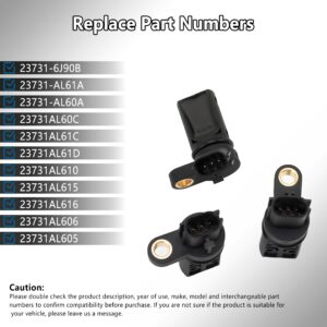 3Pcs Camshaft Position Sensor - Fits 3.5L, 4.0L V6 Nissan Altima, Murano, Maxima, 350Z, Quest, Pathfinder, Infiniti FX35, G35, QX45, M35 - Replaces 23731-AL61A, 237316J90B, 23731-AL61C