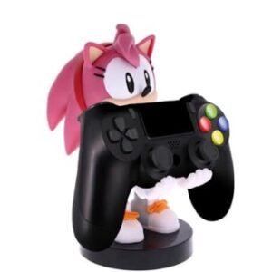 Exquisite Gaming: SEGA: Amy Rose - Original Mobile Phone & Gaming Controller Holder, Device Stand, Cable Guys, Sonic the Hedgehog Licensed Figure