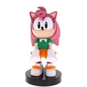 Exquisite Gaming: SEGA: Amy Rose - Original Mobile Phone & Gaming Controller Holder, Device Stand, Cable Guys, Sonic the Hedgehog Licensed Figure