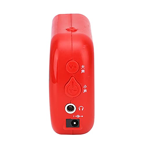 Buddha Music Player, Portable Buddha Music Machine with 22 Songs Mini Buddhist Prayer Machine Buddhist Supplies for Household Travel Temple(Red)