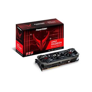 powercolor red devil amd radeon rx 6700 xt gaming graphics card with 12gb gddr6 memory, powered by amd rdna 2, raytracing, pci express 4.0, hdmi 2.1, amd infinity cache