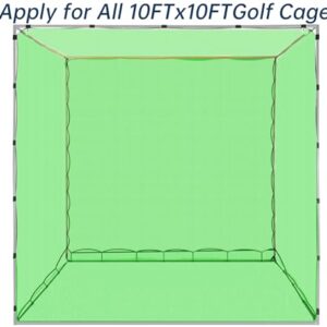 Golf Practice Hitting Nets for Backyard Driving Indoor Use Heavy Duty Practice Golf Driving Nets for Backyard Premium Portable Golf Impact Nets Cages with Frame and Net for Men