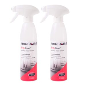 Frigidaire 10FFSSCL02 Ready Clean Stainless Steel Cleaner, 12 Ounces, 2-Pack, 2 Pack, Clear