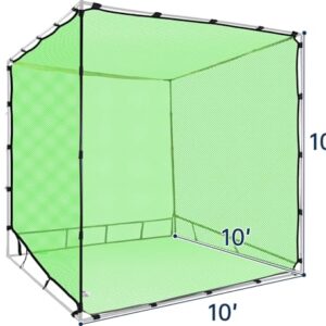 Golf Practice Hitting Nets for Backyard Driving Indoor Use Heavy Duty Practice Golf Driving Nets for Backyard Premium Portable Golf Impact Nets Cages with Frame and Net for Men