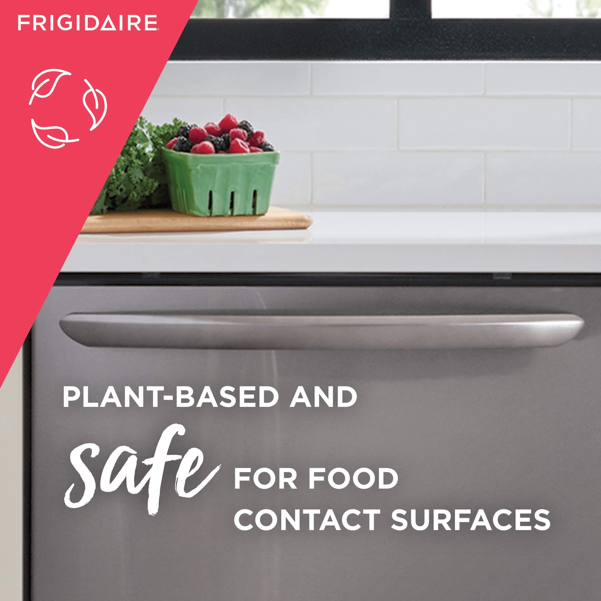 Frigidaire 10FFSSCL02 Ready Clean Stainless Steel Cleaner, 12 Ounces, 2-Pack, 2 Pack, Clear