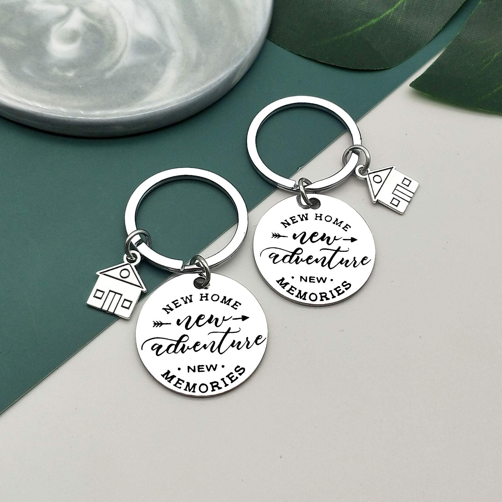 Vadaka for 2024 New Home Keychain Gift Housewarming Gift Realtor Closing Gift for New Homeowners First Home Gift New Neighbor Gift New House Keychain Keyring for New Home Owners