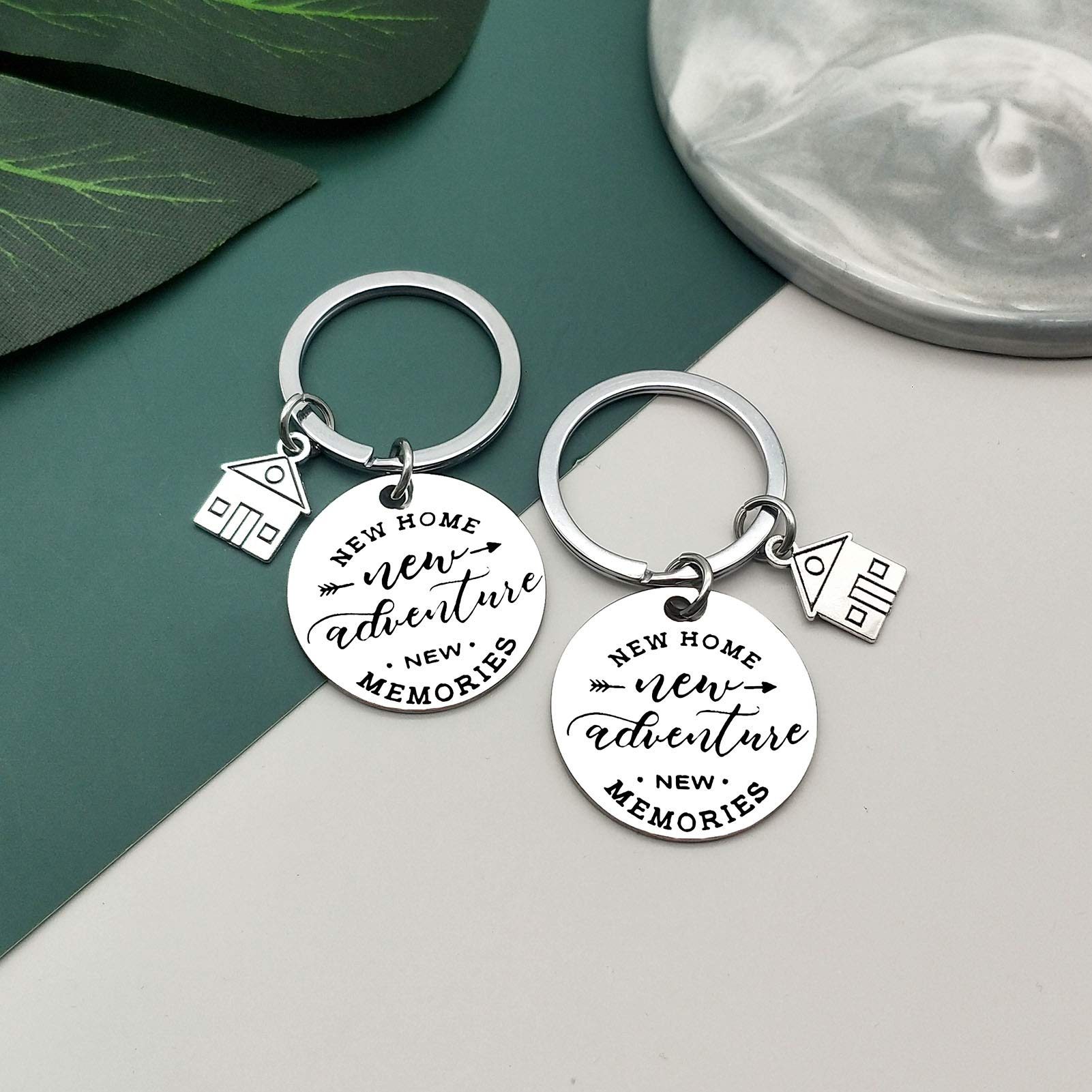 Vadaka for 2024 New Home Keychain Gift Housewarming Gift Realtor Closing Gift for New Homeowners First Home Gift New Neighbor Gift New House Keychain Keyring for New Home Owners