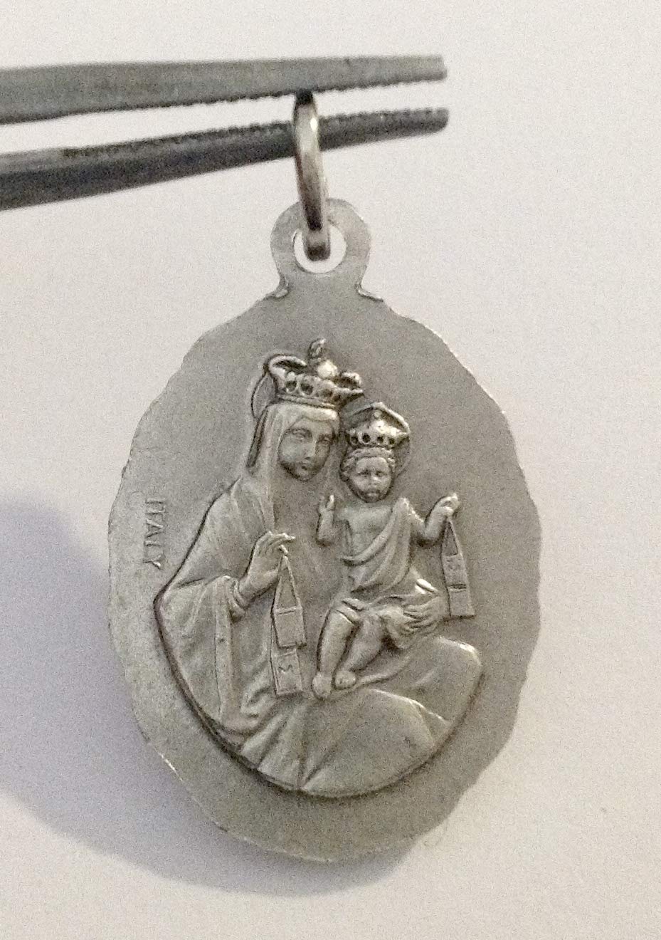 Carmel Scapular Medal (Our Lady of Mount Carmel - Virgin of Carmel) - 100% Made in Italy