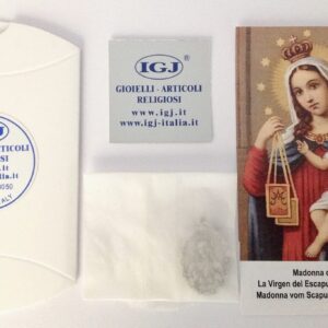 Carmel Scapular Medal (Our Lady of Mount Carmel - Virgin of Carmel) - 100% Made in Italy