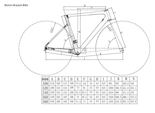 Seraph Superlight Full Inner Carbon Fiber Road Racing Bike Bicycle Frame New