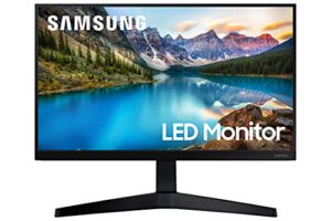 samsung t37f series 27-inch fhd 1080p computer monitor, 75hz, ips panel, hdmi, display port, vesa compatible, 3 yr wrnty (lf27t374fwnxgo)