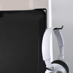 Hemobllo 1pc Headphone Hook Headphone Desk Hook Headphone Hanger Hook Headphone Stand Mount Computer Stand for Desktop Tower Desktop Computer Stand Door Metal Wall-Mounted Wall Clip