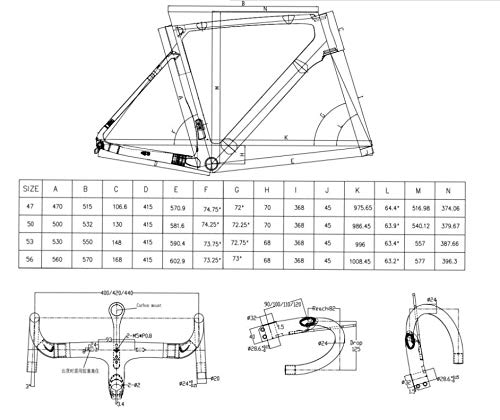 Seraph Chameleon Paint Superlight Carbon Fiber Road Racing Bike Bicycle Frame