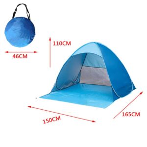 Pop Up Portable Beach Canopy UV Sun Shade Shelter Triangle Outdoor Camping Tent