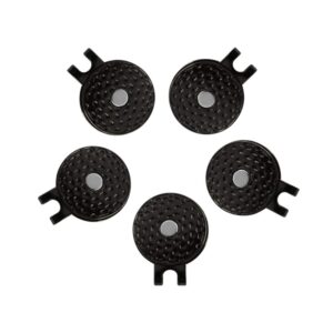 PINMEI Black Nickel Golf Hat Clips without ball marker(only 5pcs cap clips)