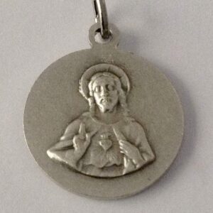 CARMEL SCAPULAR MEDAL (OUR LADY OF MOUNT CARMEL - VIRGIN OF CARMEL) - 100% MADE IN ITALY (Round Shape)