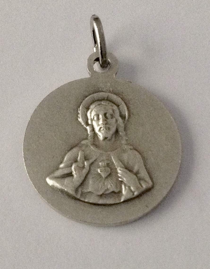 CARMEL SCAPULAR MEDAL (OUR LADY OF MOUNT CARMEL - VIRGIN OF CARMEL) - 100% MADE IN ITALY (Round Shape)