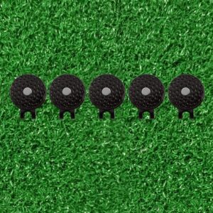 PINMEI Black Nickel Golf Hat Clips without ball marker(only 5pcs cap clips)