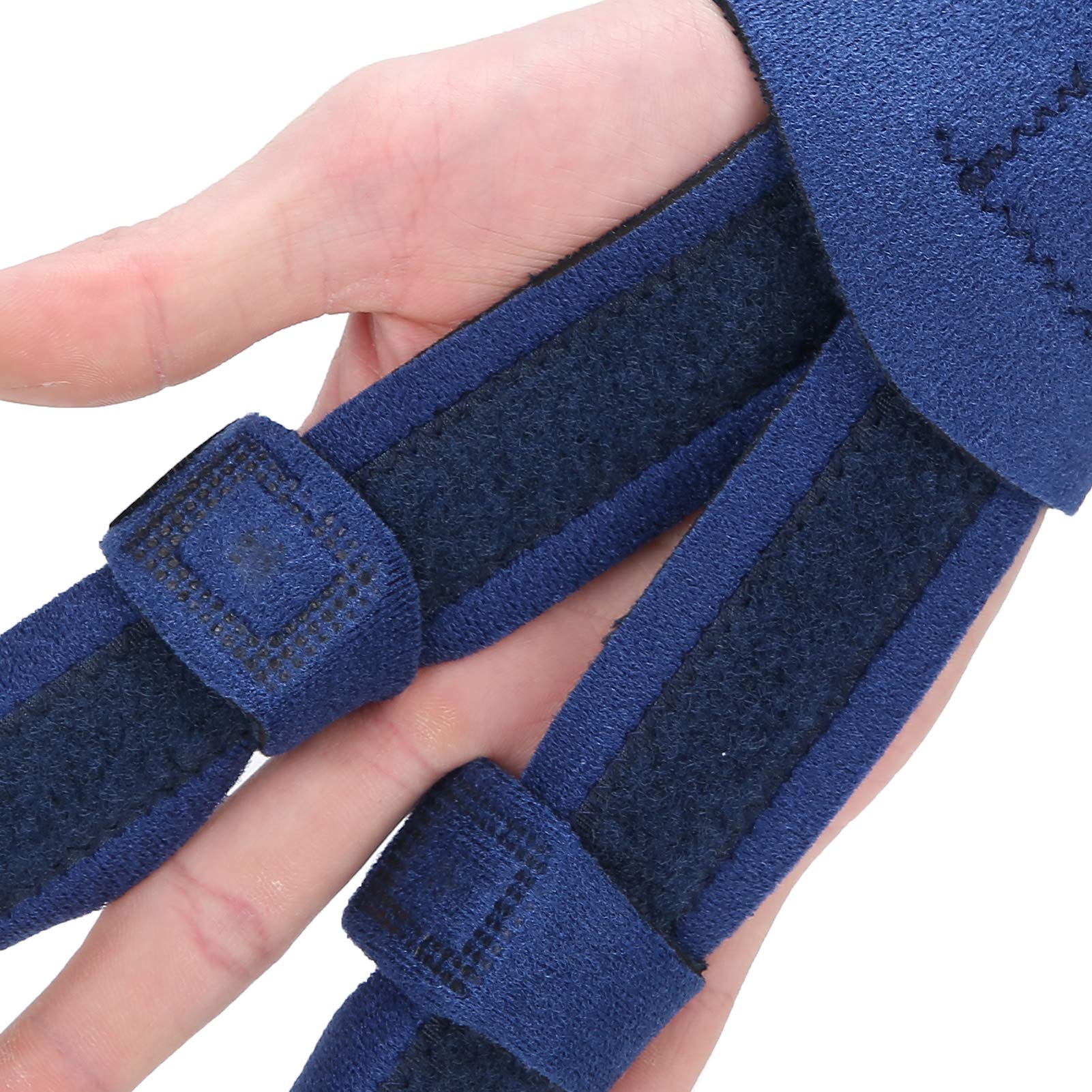 ZJchao Finger Splint, Comfortable Finger Brace Support for Broken Fingers Sprains Pain Relief Mallet Injury Arthritis Tendonitis, Left or Right Hand